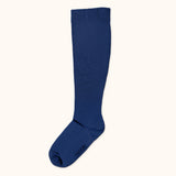 Classic Cotton Knee-High Compression Socks Navy Blue