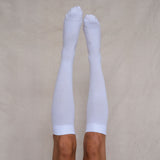 White Knee-High Compression Socks